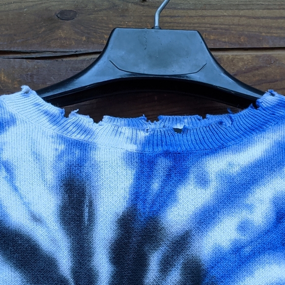 Fate woman's distressed sweater, tie-dye - Picture 3 of 5